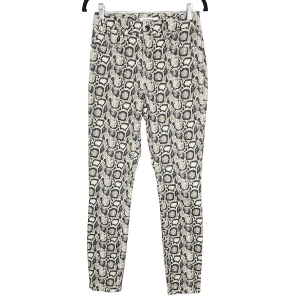 Good American Womens Jeans Good Legs Snake Print High Rise Skinny Pants Size 6 - Picture 2 of 10